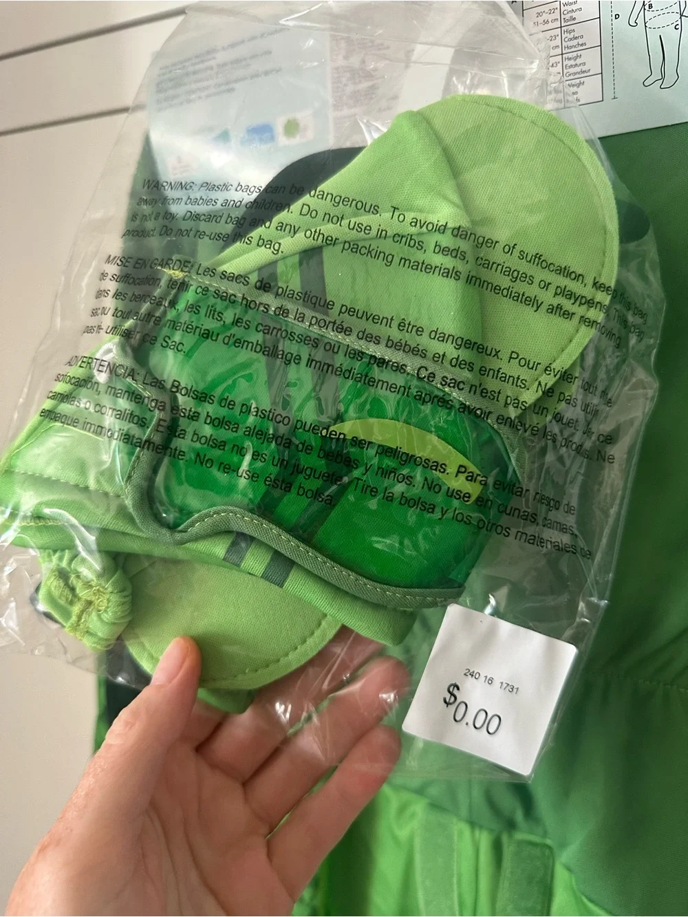 PJ Masks Gekko Kids Costume 3T-4T Bright Green